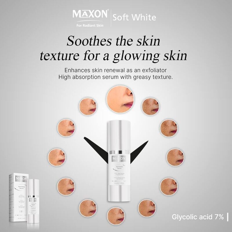 Max-on Soft White Serum, 30ml