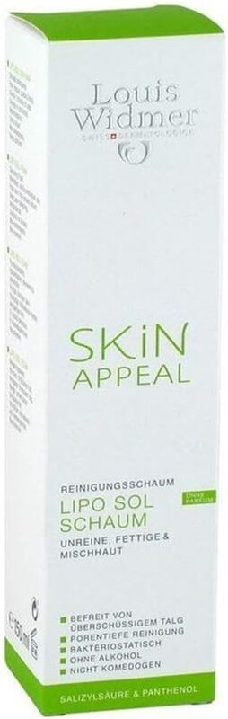 Louis Widmer Skin Appeal Lipo Sol Foam, 150ml