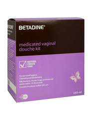 Betadine Medicated Vaginal Douche Intimate Wash Kit for Women, 250ml
