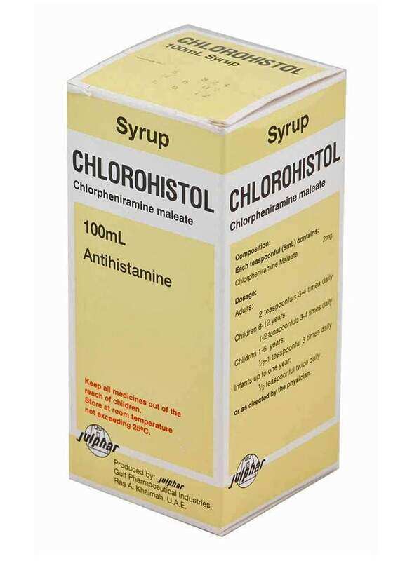 

Julphar Chlorohistol Syrup 100Ml