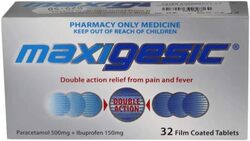 Maxigesic Tablets, 32 Pieces