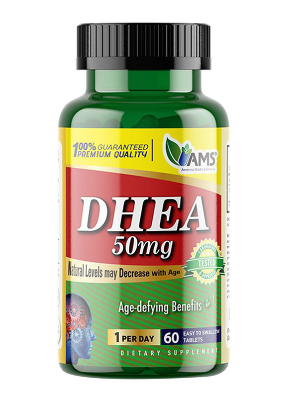 Ams Dhea, 50mg, 60 Tablets