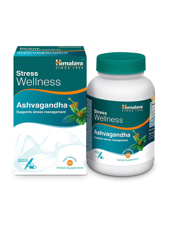 Himalaya Ashvagandha Herbal Supplements, 120 Capsules