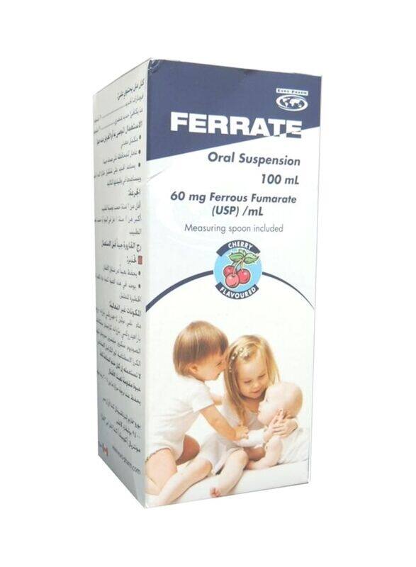 

FERRATE 60MG ORAL SUSP 100ML SYP