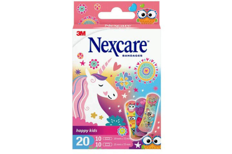 Nexcare Happy Kids Plasters Magic Assorted 20'S