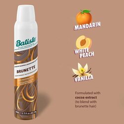 Batiste Brunette Dry Shampoo for Colour Hair, 200ml