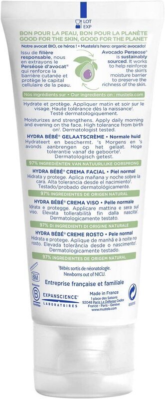 Mustela Hydra Bebe Facial Cream, 40ml