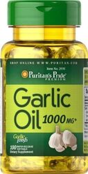 Puritan's Pride Garlic Oil Herbal Supplement, 1000mg, 100 Softgels