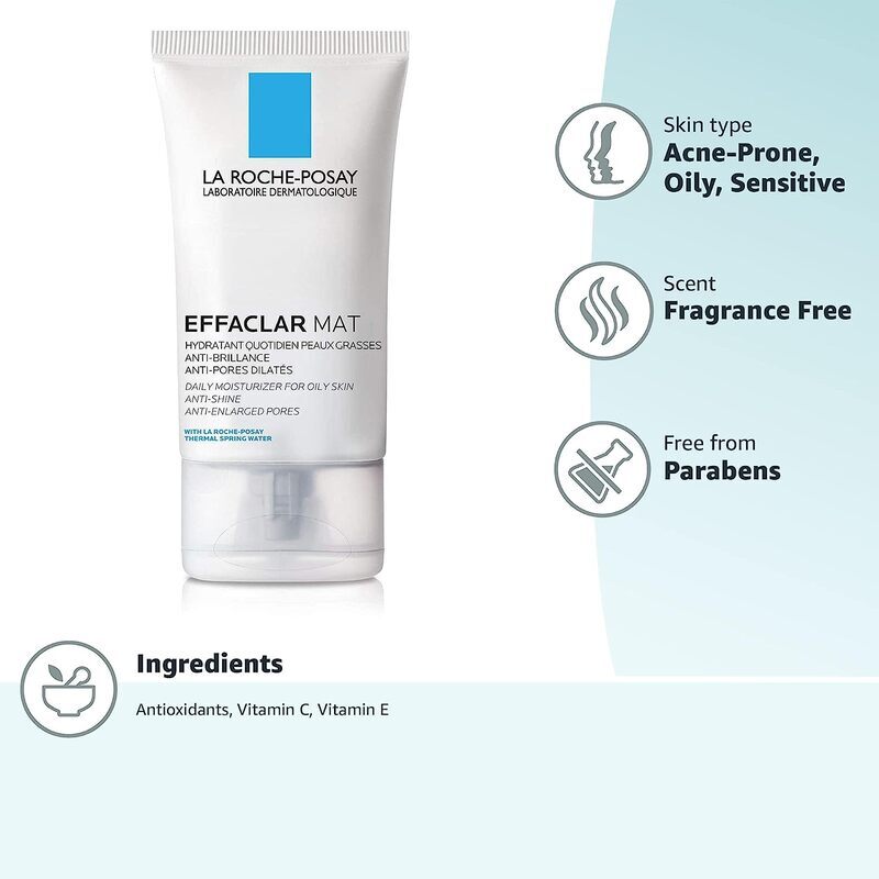 La Roche Posay Effaclar Mat Face Moisturizer, 40ml