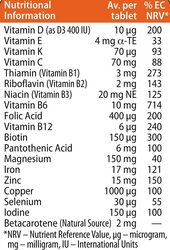 Vitabiotics Pregnacare Original Vitamins & Minerals During Pregnancy, 30 Tablets