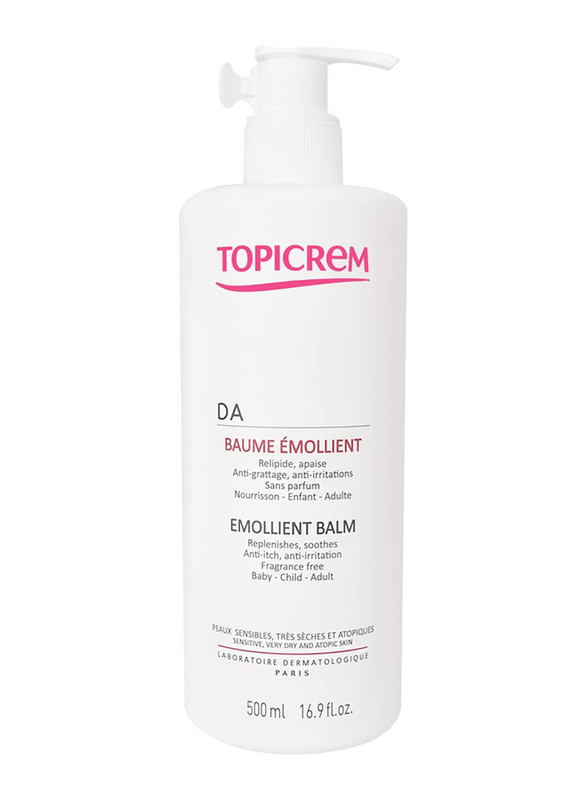 Topicrem Atopic Skin AD Emollient Balm, 500ml