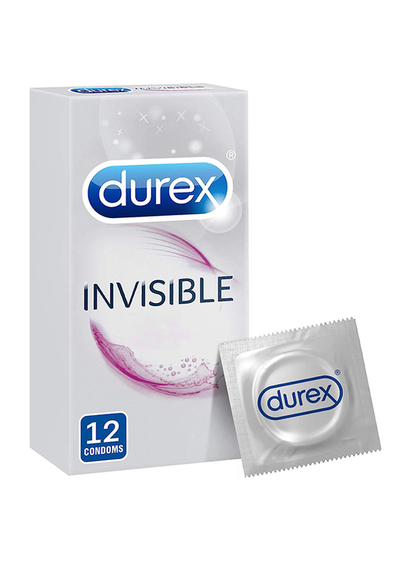 Durex Invisible Condom, 12 Pieces