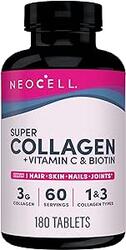 Neocell Super Collagen + Vitamnic C & Biotin Tab 180S