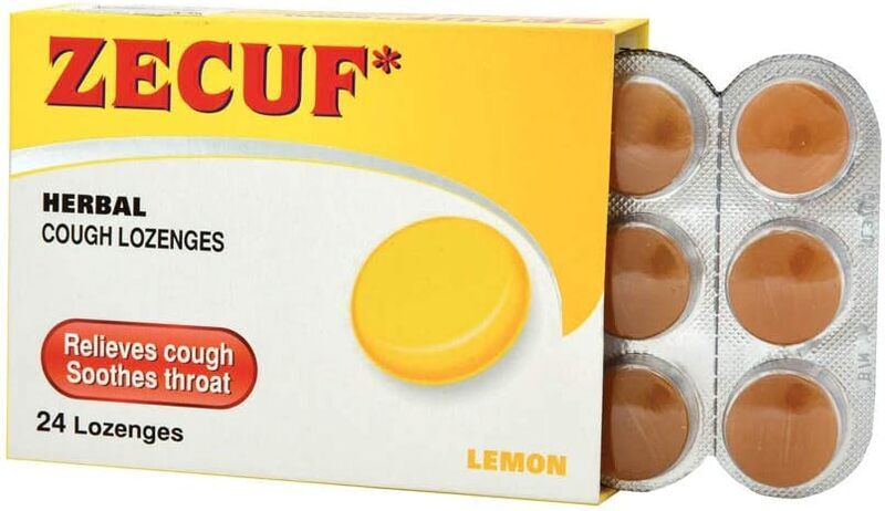 Zecuf Herbal Lemon Cough Lozenges, 24 Lozenges
