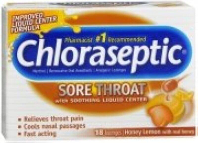 

Chloraseptic Honey Lemon Lozenges, 18 Lozenges