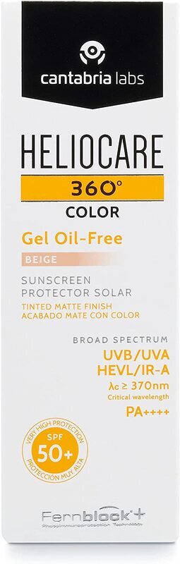 

Heliocare 360 Degree Gel Oil SPF50, Beige, 50ml