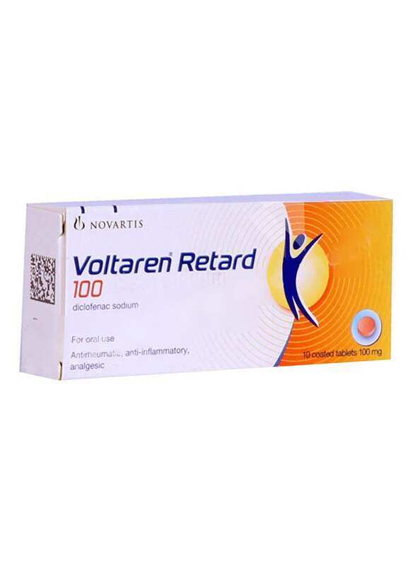 

Novartis Pharma Voltaren Ret 100Mg 10S Tab