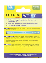 Futuro 3M 46378 Sport Wrap Around Wrist Support, Adujustable Size