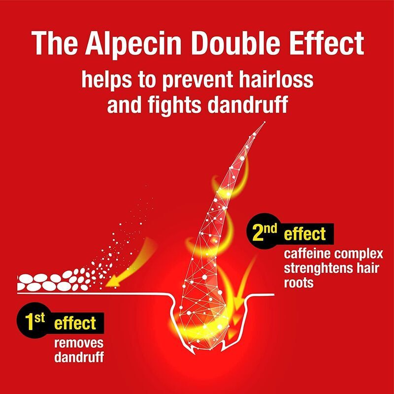 Alpecin Double Effect Caffeine Shampoo, 200ml