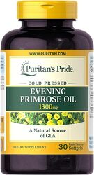 Puritans Pride Evening Primrose Softgels, 1300mg, 30 Softgels