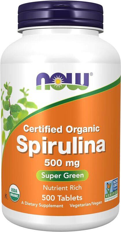 

NOW SPIRULINA 500 MG TAB 500S