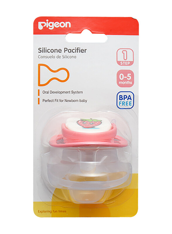 

Pigeon Silicon Pacifier, Pink