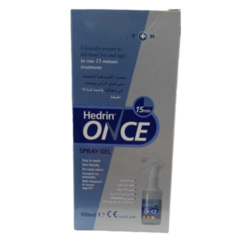 HEDRIN ONCE SPRAY GEL 100ML