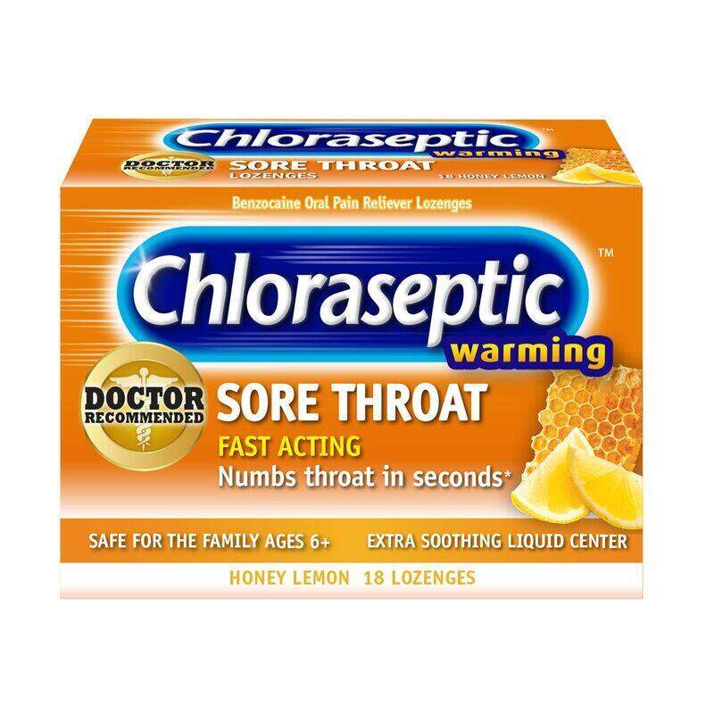 

Chloraseptic Warming Sore Throat Honey Lemon Loz 18S