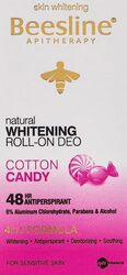 Beesline Whitening Roll On Deodorant Unisex Cotton Candy, 50ml