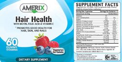 Amerix Adult Biotin Vitamin, 60 Gummies