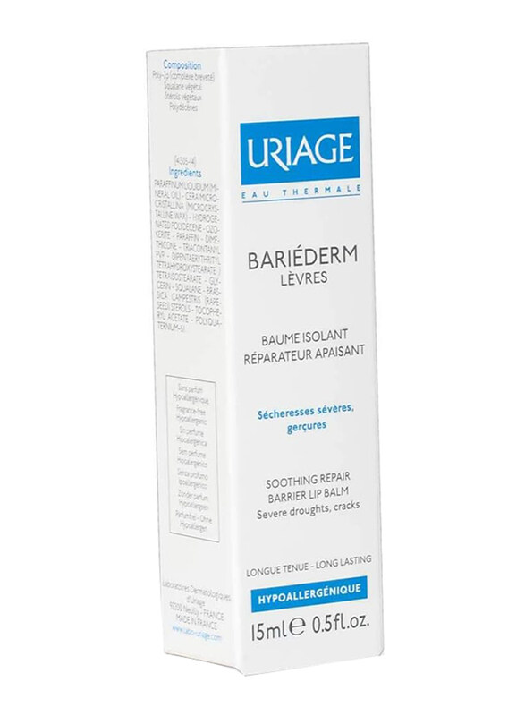 

Uriage Bariederm Levres Soothing Repair Barrier Lip Balm, 15ml