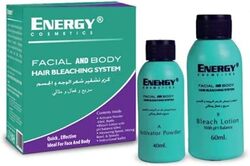 Energy Cosmetics Facial and Body Hair Bleaching System, Set