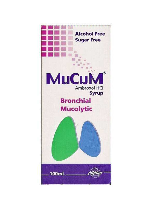

Julphar MUCUM SYRUP 100ML