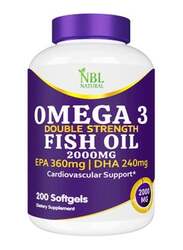 Nbl Natural Omega 3 D.S Fish Oil 2000 Mg Softgel 200'S