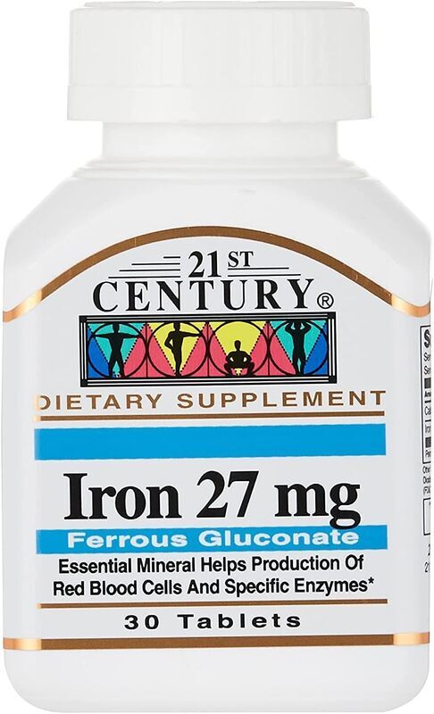 21st Century Iron Dietary Supplement, 27mg, 30 Tablets