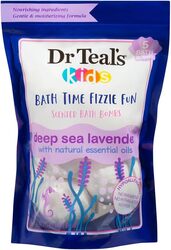 Dr Teals Kids Scented Bath Bombs Deep Sea Lavender 5X45Gm