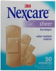 3M Nexcare Sheer Assort 50S