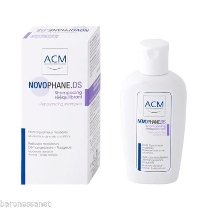 ACM Laboratoire Dermatologique Novophane Ds Anti Dandruff Shampoo, 125ml