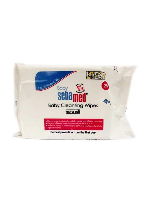 Sebamed Sebamed Baby Wet Wipes, 25 Pieces