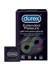 Durex Extended Pleasure Condom, 20 Pieces