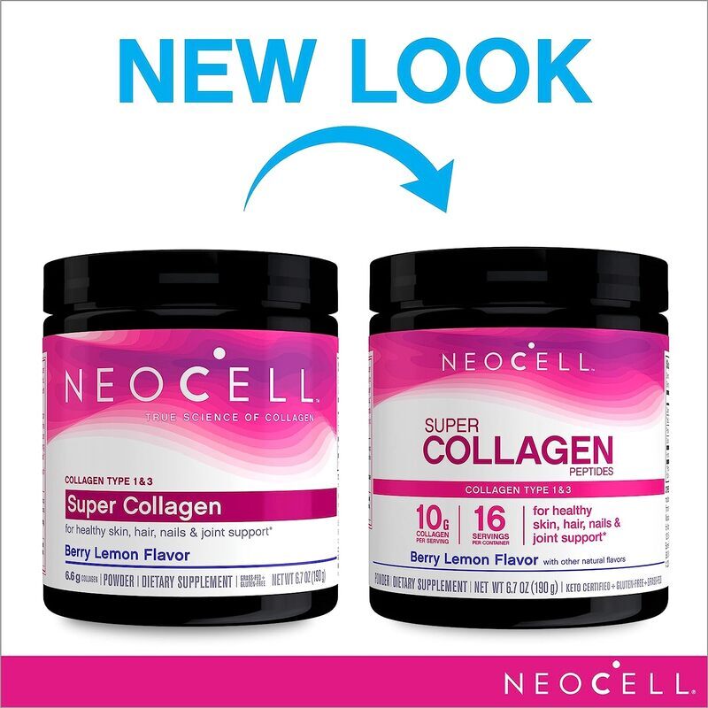 Neocell Berry Lemon Super Collagen Powder, 190grm