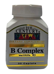 21st Century Vitamin B Complex with C, 30 Caplets