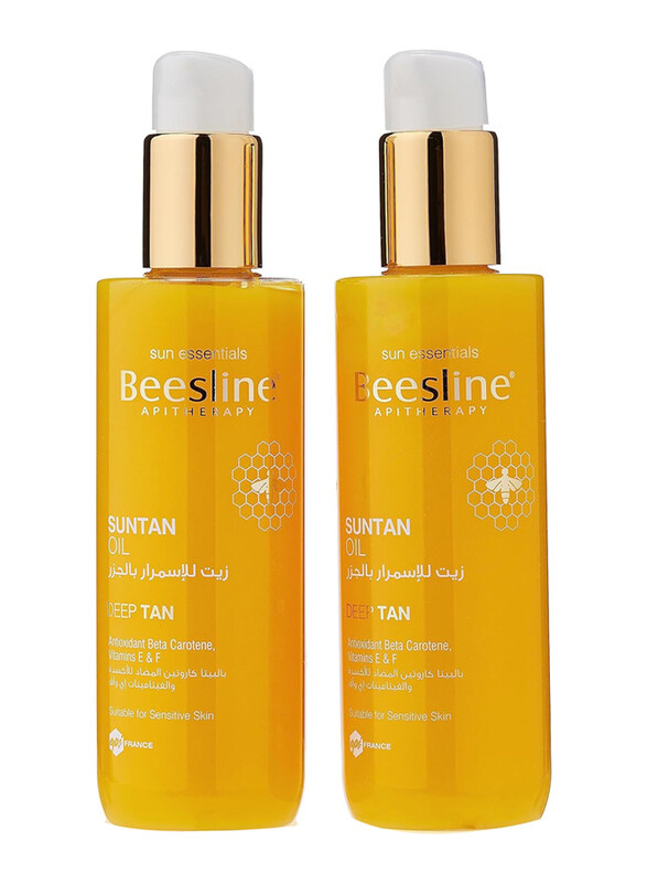 

Beesline Deep Tan Suntan Oil, 2 x 200ml