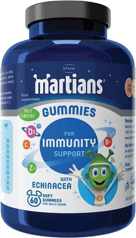 

Stada Martians Gummies for Immunity Support with Echinacea, 60 Softgels