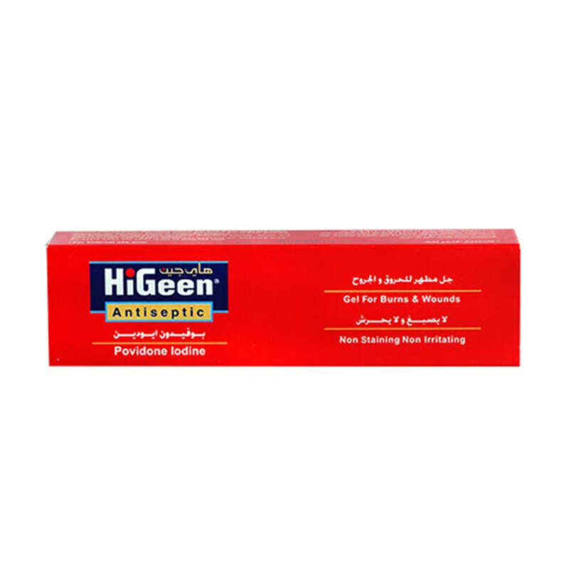 

Higeen Povidoo Povidone Iodine 5% Gel 30Gm
