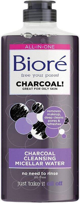 

Biore Charcoal Cleansing Micellar Water Facial Cleanser, 296ml
