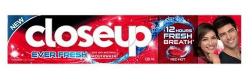 

CLOSE UP CLOSEUP RED HOT TOOTHPASTE 120ML