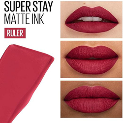Maybelline New York Superstay Matte Ink Liquid Lipstick, 80 Ruler, Pink