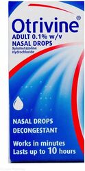 Otrivin 0.1 Nasal Drops, 10ml