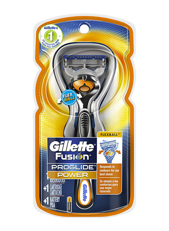 

Gillette Fusion Proglide Power Razor Set, 1 Piece Blade, 1 Piece Battery